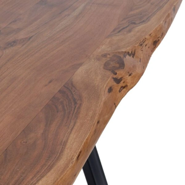 TRIBE ΚΟΝΣΟΛΑ ΚΑΡΥΔΙ ΜΑΥΡΟ 120x40xH76cm