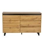 ARABICA ΜΠΟΥΦΕΣ SONOMA ΜΑΥΡΟ 138x38xH83cm
