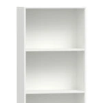 Βιβλιοθήκη Negan  λευκό μελαμίνης 60x29x166εκ