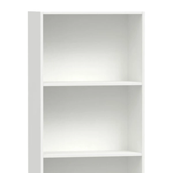 Βιβλιοθήκη Negan  λευκό μελαμίνης 60x29x166εκ