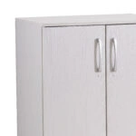 Παπουτσοθήκη-ντουλάπι Shordo  λευκό-oak μελαμίνης 60x40.5x80εκ