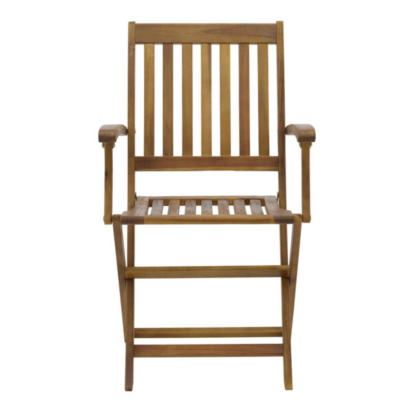 Πολυθρόνα Joter πτυσσόμενη ξύλο ακακίας φυσικό 53x60x90εκ