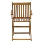 Πολυθρόνα Joter πτυσσόμενη ξύλο ακακίας φυσικό 53x60x90εκ