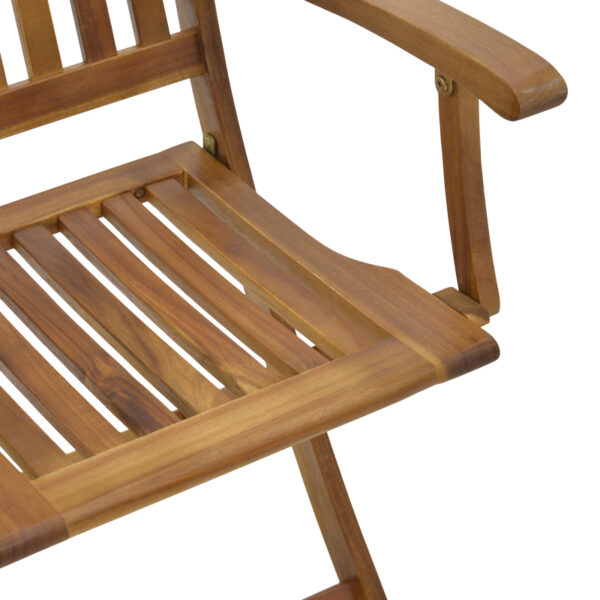 Πολυθρόνα Joter πτυσσόμενη ξύλο ακακίας φυσικό 53x60x90εκ
