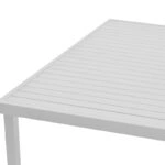 Τραπέζι Kliton  αλουμινίου λευκό 150x80x74εκ