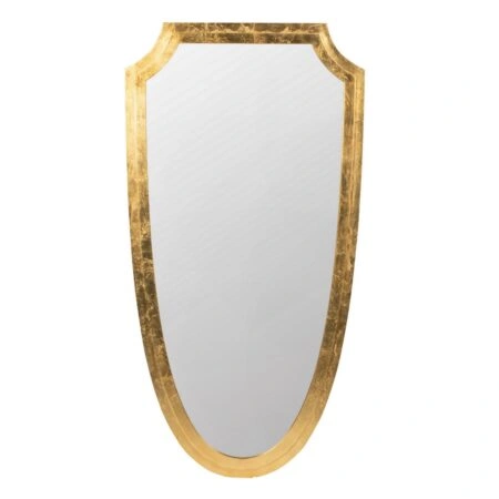 Artekko Mirror Χρυσός Μεταλλικός Καθρέπτης Τοίχου (61x2.5x116.8)cm
