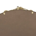 Leaf Καθρέπτης Τοίχου Μέταλλο/Γυαλί Χρυσό (90x90x7)cm