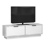 Έπιπλο τηλεόρασης Lisa  χρώμα λευκό 140x35x43cm.