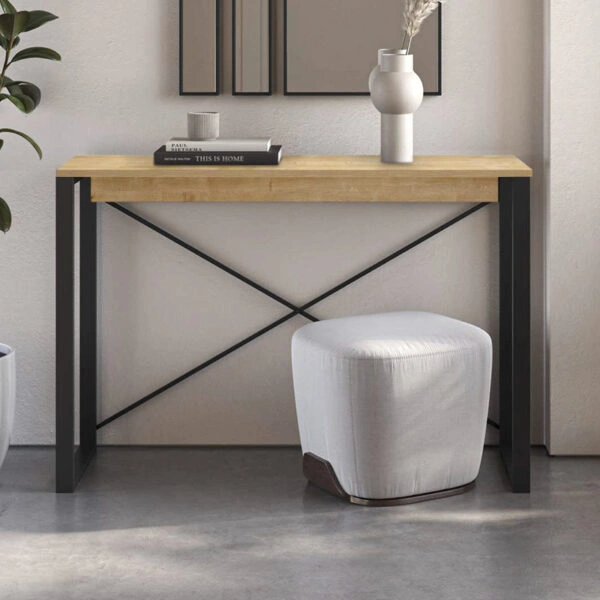 Κονσόλα Archie χρώμα sapphire oak 110x35x75εκ.