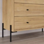 Συρταριέρα Malta  χρώμα sapphire oak 94x40x80,1εκ.