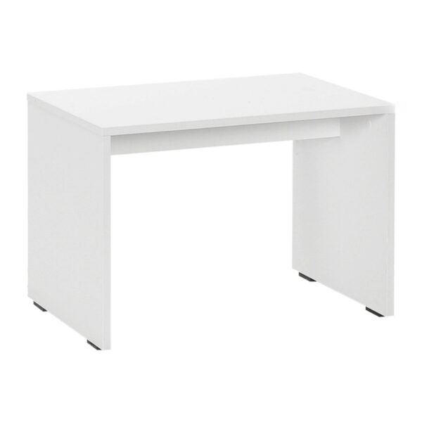 Τραπεζάκι σαλονιού - γραφείου Rio χρώμα λευκό 60x40x43εκ.