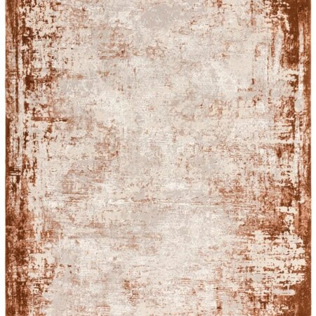 ΧΑΛΙ ASIATIC LONDON KUZA BORDER TERRACOTTA - 200cm x 290cm