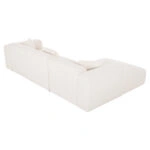 ΚΑΝΑΠΕΣ ΓΩΝΙΑ (ΑΡΙΣΤΕΡΗ) BRICKEN HM3275.02L ΕΚΡΟΥ ΥΦΑΣΜΑ 110-282x98-160x72Υεκ.