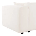 ΚΑΝΑΠΕΣ ΓΩΝΙΑ (ΑΡΙΣΤΕΡΗ) BRICKEN HM3275.02L ΕΚΡΟΥ ΥΦΑΣΜΑ 110-282x98-160x72Υεκ.