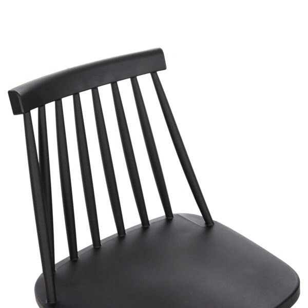 ΣΚΑΜΠΟ ΜΠΑΡ ΜΕΣΑΙΟΥ ΥΨΟΥΣ VANESSA HM9300.12 ΠΟΛΥΠΡΟΠΥΛΕΝΙΟ & ΜΕΤΑΛΛΟ-ΜΑΥΡΟ 45,5x46x97Υ εκ.