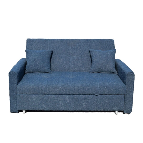 DUAL ΚΑΝΑΠΕΣ ΚΡΕΒΑΤΙ 2ΘΕΣΙΟΣ ΜΠΛΕ 153x89x85