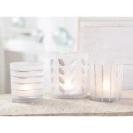 Κηροπήγιο Διάφανο Γυαλί 8cm Σε 3 Σχέδια