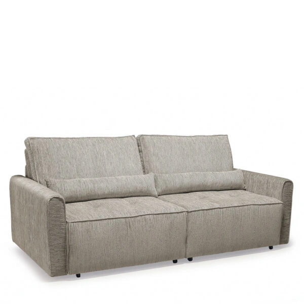 Καναπές Κρεβάτι Τριθέσιος SHELBY Μπεζ 215x110x90cm