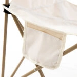 Καρέκλα Πτυσσόμενη  GOA Μπεζ Μέταλλο/Ύφασμα 43x43x72cm