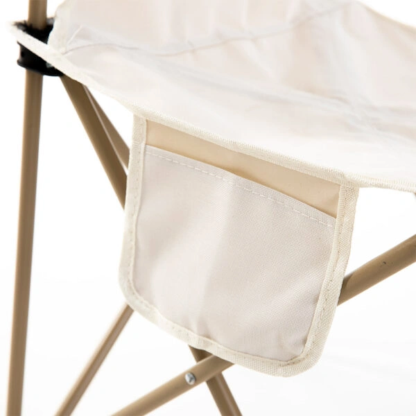 Καρέκλα Πτυσσόμενη  GOA Μπεζ Μέταλλο/Ύφασμα 43x43x72cm