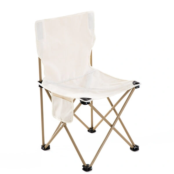 Καρέκλα Πτυσσόμενη  GOA Μπεζ Μέταλλο/Ύφασμα 43x43x72cm