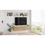 Έπιπλο Τηλεόρασης BERKSHIRE Πεύκο Μοριοσανίδα 140x31.6x29.6cm