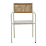 Τραπεζαρία Kliton - Savor σετ 7τεμ αλουμίνιο σε λευκή απόχρωση 150x80x74εκ