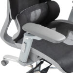 Καρέκλα γραφείου διευθυντή Chocky  μαύρο mesh 68x69x120εκ