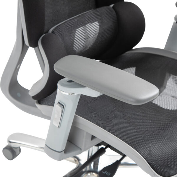 Καρέκλα γραφείου διευθυντή Chocky  μαύρο mesh 68x69x120εκ