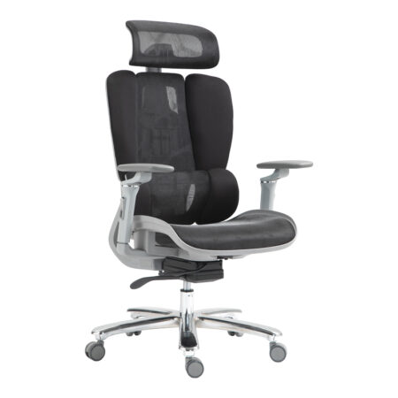 Καρέκλα γραφείου διευθυντή Chocky  μαύρο mesh 68x69x120εκ