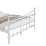 Κρεβάτι Beowulf  λευκό μεταλλικό 150x200εκ