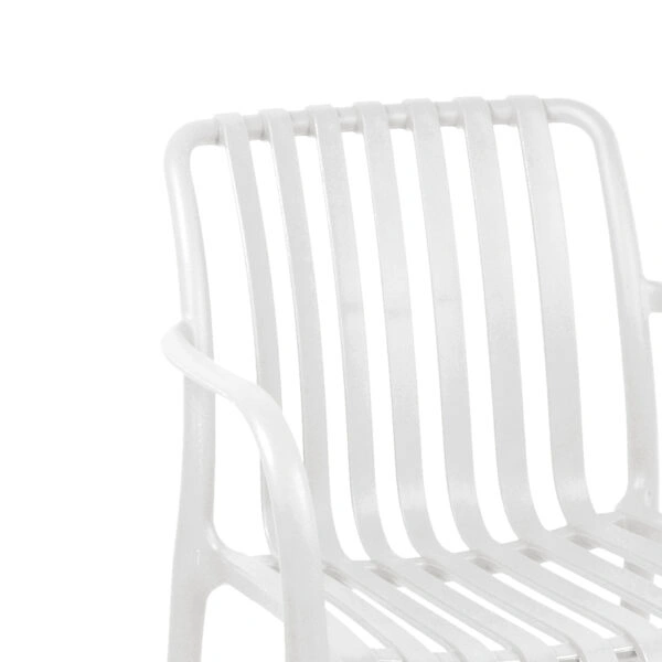 Πολυθρόνα Zoi pp σε λευκή απόχρωση 58.5x54x80εκ