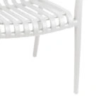 Πολυθρόνα Zoi pp σε λευκή απόχρωση 58.5x54x80εκ