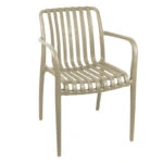 Πολυθρόνα Zoi pp σε cappucino απόχρωση 58.5x54x80εκ