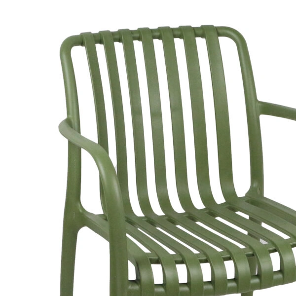 Πολυθρόνα Zoi pp σε σκούρη πράσινη απόχρωση 58.5x54x80εκ