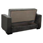 Σετ σαλονιού 2τεμ Vox  ύφασμα σε ανθρακί απόχρωση