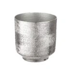 Κασπώ Ασημί Αλουμίνιο Φ15x15.5cm