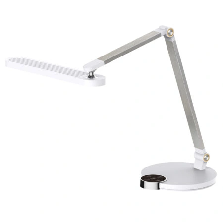 ΦΩΤΙΣΤΙΚΟ ΓΡΑΦΕΙΟΥ LED BLAIN PRO HM4454.01 ΛΕΥΚΗ ΒΑΣΗ ABS-ΓΚΡΙ ΑΛΟΥΜΙΝΙΟ 51,8×40Υεκ.