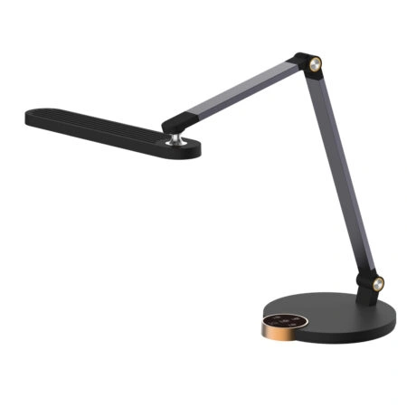 ΦΩΤΙΣΤΙΚΟ ΓΡΑΦΕΙΟΥ LED BLAIN PRO HM4454.02 ΜΑΥΡΗ ΒΑΣΗ ABS-ΓΚΡΙ ΑΛΟΥΜΙΝΙΟ 51,8×40Υεκ.