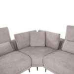 ΚΑΝΑΠΕΣ ΓΩΝΙΑ SYMMET HM3269.01 ΑΝΟΙΧΤΟ ΓΚΡΙ ΥΦΑΣΜΑ-ΑΝΘΡΑΚΙ ΠΟΔΙΑ 314x236x90-102Yεκ.