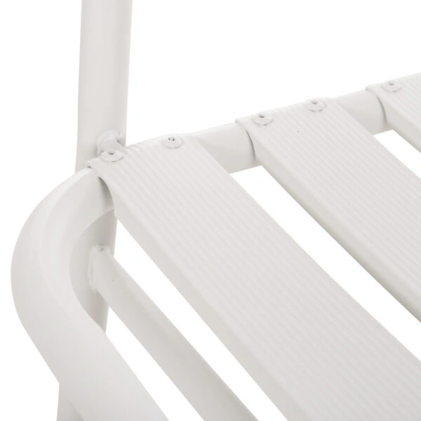 ΚΑΡΕΚΛΑ PRELUDE HM5970.02 ΜΕΤΑΛ.ΣΚΕΛΕΤΟΣ-ΠΛΑΤΗ & ΚΑΘΙΣΜΑ ΑΛΟΥΜΙΝΙΟ-ΛΕΥΚΗ 54x56x79Υεκ