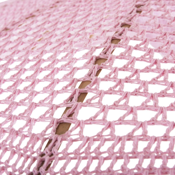 ΟΜΠΡΕΛΑ ΜΠΑΛΙΝΕΖΙΚΗ ΜΑΚΡΑΜΕ ΡΟΖ ΞΥΛO TEAK Φ200X250εκ. HM6035.04