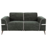 ΣΕΤ ΣΑΛΟΝΙ 2ΤΜΧ 3Θ+2Θ FERIN HM6070.03 ΠΡΑΣΙΝΟ ΥΦΑΣΜΑ ΜΕ ΜΕΤΑΛΛΙΚΑ ΠΟΔΙΑ