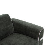 ΣΕΤ ΣΑΛΟΝΙ 2ΤΜΧ 3Θ+2Θ FERIN HM6070.03 ΠΡΑΣΙΝΟ ΥΦΑΣΜΑ ΜΕ ΜΕΤΑΛΛΙΚΑ ΠΟΔΙΑ