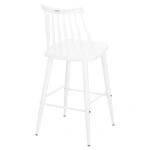 ΣΚΑΜΠΟ ΜΠΑΡ ΜΕΣΑΙΟΥ ΥΨΟΥΣ VANESSA HM9300.11 ΠΟΛΥΠΡΟΠΥΛΕΝΙΟ & ΜΕΤΑΛΛΟ-ΛΕΥΚΟ 43x45x97Υεκ