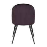 ZIZEL ΚΑΡΕΚΛΑ VIOLET ΣΚΟΥΡΟ 47x56,5xH84cm