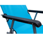 Καρέκλα Παραλίας Μπλε Μέταλλο/Ύφασμα 47x54x75cm