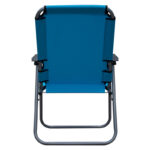 Καρέκλα Παραλίας Μπλε Μέταλλο/Ύφασμα 47x54x75cm