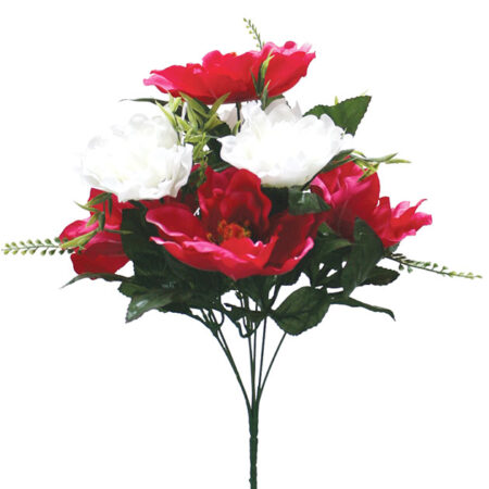 ΜΠΟΥΚΕΤΟ MIX ΦΟΥΞ ΜΑΝΩΛΙΑ-ΧΡΥΣΑΝΘΕΜΟ Χ7 Υ42cm. 18/72ΚΙΒ