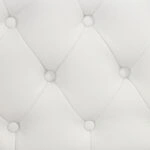 ΑΝΑΚΛΙΝΔΡΟ T.CHESTERFIELD  HM3007.02 PU ΛΕΥΚΟ ΑΡ. ΜΠΡΑΤΣΟ 190x61x84Yεκ.